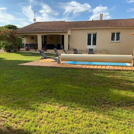 Gite Les Oliviers 10 Pers Piscine Au Calme 4 Etoiles Saint-Laurent-la-Vernède Exterior foto