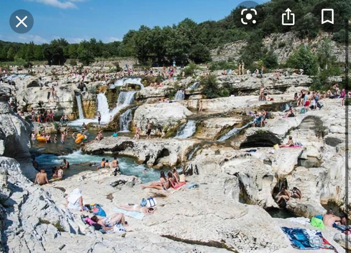 Gite Les Oliviers 10 Pers Piscine Au Calme 4 Etoiles Saint-Laurent-la-Vernède Exterior foto